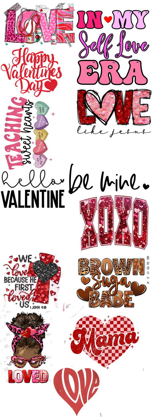 Valentines Day Gang sheet